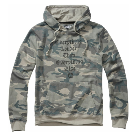 mikina s kapucí pánské Motörhead - Motörhead - BRANDIT - 61012-grey camo