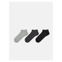 LC Waikiki 3-Pack Men's Plain Booties Socks