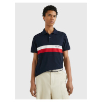 Tommy Hilfiger pánské tmavěmodré polo tričko