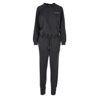 Ladies Small Embroidery Long Sleeve Terry Jumpsuit