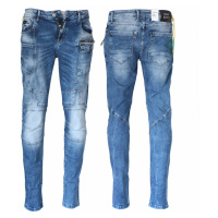 CIPO & BAXX kalhoty pánské CD577 L:34 slim fit jeans džíny
