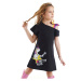 mshb&g Unicorn Rock Girl's Black Dress