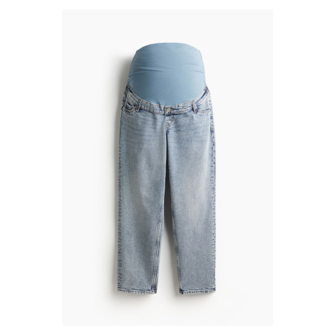 H & M - MAMA Straight Ankle Jeans - modrá H&M