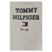 Dětská tepláková souprava Tommy Hilfiger šedá barva