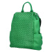 Osobitý dámský koženkový batoh Zita, zelená