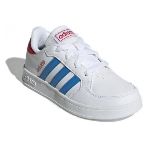 ADIDAS-Breaknet cloud white/blue rush/vivid red Bílá