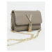 Valentino Bags Divina foldover tassel detail cross body bag in taupe-Neutral