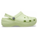 Crocs CLASSIC PLATFORM CLOG W Dámské pantofle, zelená, velikost 38/39