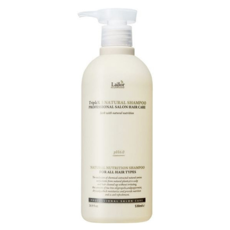 LADOR - TRIPLEX3 NATURAL SHAMPOO - Korejský šampon proti lupům 530 ml