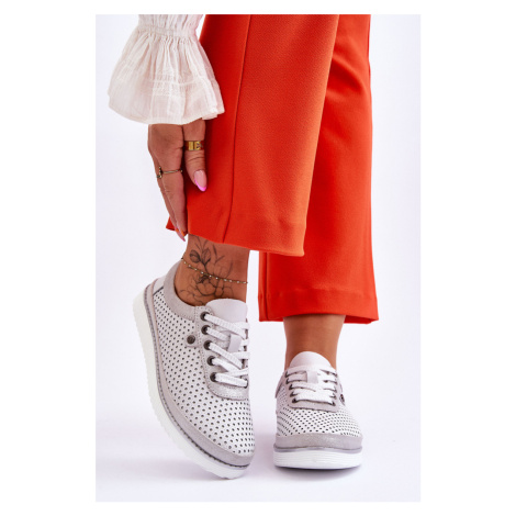 Módní kožená prolamovaná sportovní obuv a Cantare S.Barski