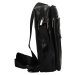 Panská kožená taška přes rameno SendiDesign Dennon - black