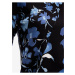 Modro-černý dámský květovaný svetr Desigual Darky