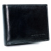 Vertikální skládaná peněženka z pravé kůže