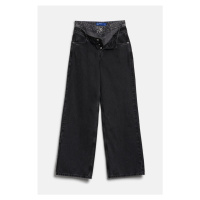 Džíny karl lagerfeld jeans klj hr relaxed wb denim washed wiser black