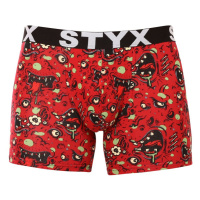 Styx Pánské boxerky long art sportovní guma zombie XL