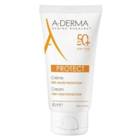 A-DERMA Ochranný krém pro suchou pleť SPF 50+ Protect (Fragrance-Free Sun Cream) 40 ml