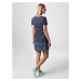 Loap Absinalka Dámské šaty CLW2255 Modrá