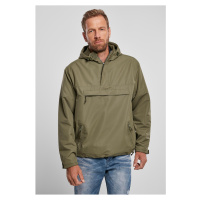 Fleece Pull Over Windbreaker Olive