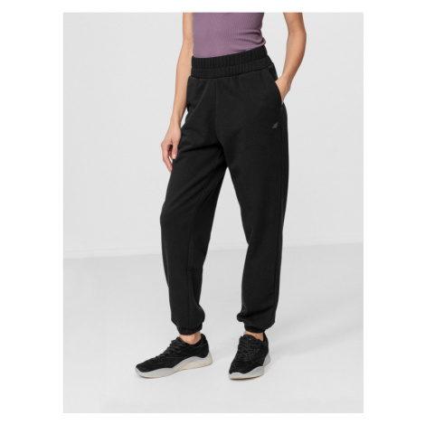 4F-WOMENS TROUSERS SPDD013-20S-DEEP BLACK Černá