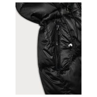 Černá dámská vypasovaná zimní bunda S'west (B8207-1)
