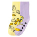 Dívčí ponožky, 2 páry (Kuře lila fialová / žlutá)