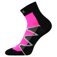 Voxx Monsa Unisex sportovní ponožky - 3 páry BM000000835900105684 černá/růžová