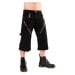 kraťasy 3/4 pánské Black Pistol - Zip Short Pants Denim Black - B-1-45-101-00