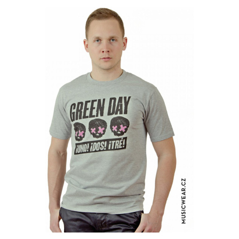 Green Day tričko, 3 Heads Better Than 1, pánské RockOff