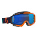 SCOTT Hustle MX CH Motocross brýle oranžová/modrá