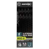 Matrix návazec mxc-2 x-strong pole rig barbless 10 cm - size 16 0,165 mm