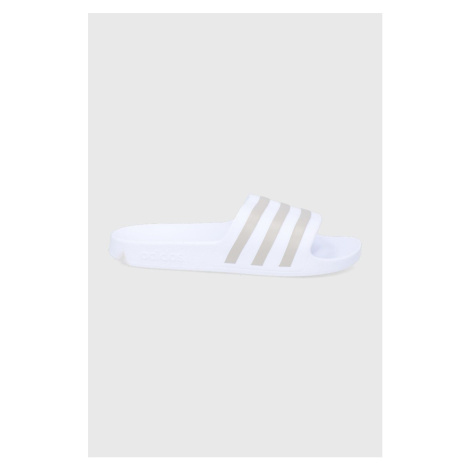 Pantofle adidas EF1730 pánské, bílá barva, EF1730