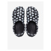 Bílo-černé dámské vzorované pantofle Crocs Classic Heart Print Clog