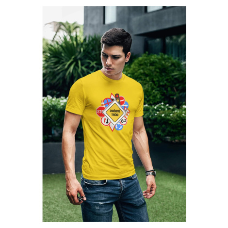 MMO Pánské tričko Značkové tričko Barva: Žlutá