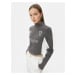 Koton Half Zipper Sweatshirt Crop High Neck Color Block