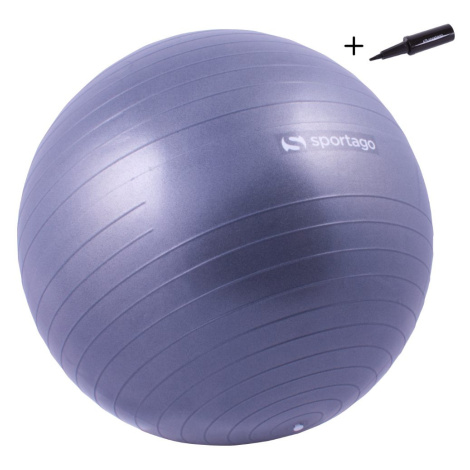 Gymnastický míč Sportago Anti-Burst 85 cm, včetně pumpičky - grafit