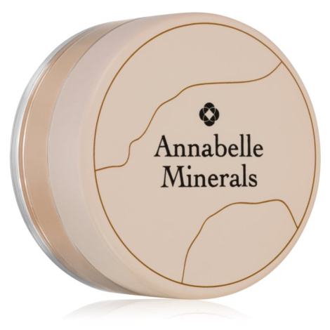Annabelle Minerals Mineral Powder Pretty Glow transparentní sypký pudr pro rozjasnění pleti 4 g