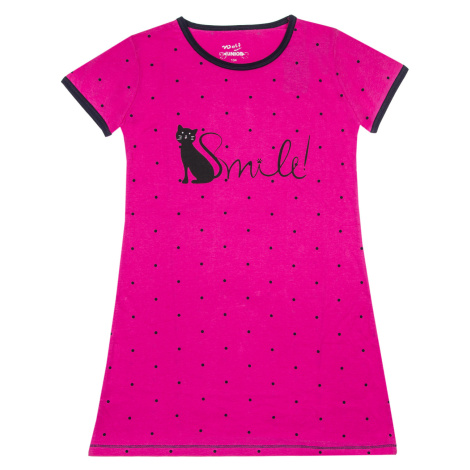 Dívčí noční košile - Wolf S2384, růžová Barva: Růžová