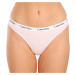 Dámská tanga Calvin Klein růžová (D1617A-2NT)