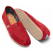 Toms Alpargatas W Red Canvas