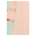 Dámské šaty v růžové barvě s krajkou na rukávech model 5917659 - numoco