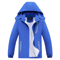 Chlapecká jarní, podzimní bunda KUGO B2868, modrá Barva: Modrá