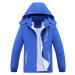 Chlapecká jarní, podzimní bunda KUGO B2868, modrá Barva: Modrá