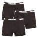 Nedeto 3PACK pánské boxerky Rebel černé XL