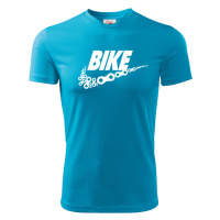 Pánské tričko pro cyklisty BIKE - vtipná parodie známé značky