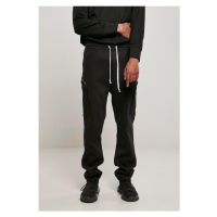 Pánské tepláky // Urban Classics Low Crotch Cargo Sweatpants black