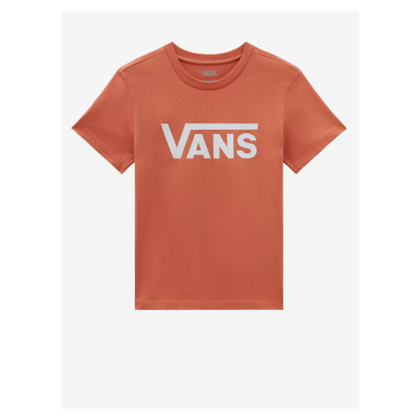 Oranžové dámské tričko VANS Flying V