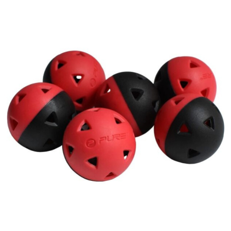 PURE 2 IMPROVE GOLF IMPACT BALLS 6pcs Dopadové golfové míčky, černá, velikost Pure2Improve