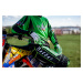 BOLDER 38 Kalhoty Motocross Kids černo/zelená