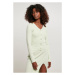 Ladies Short Rib Knit Cardigan - lightmint