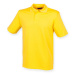 Henbury Pánské funkční polo triko H475 Yellow